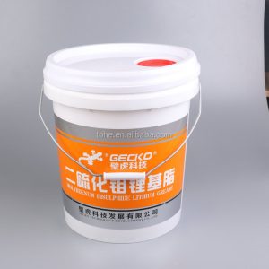 Self adhesive design plastic bucket printed label